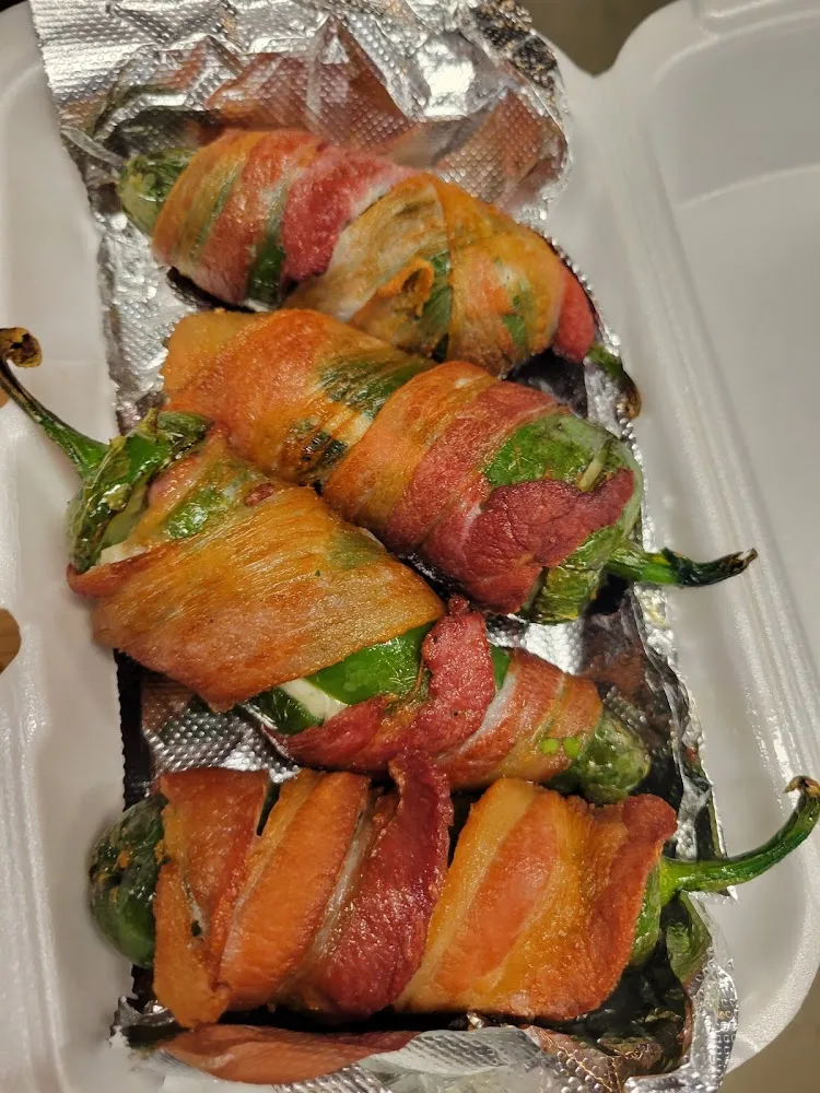 Jalapeños Envuelto Con Tocino